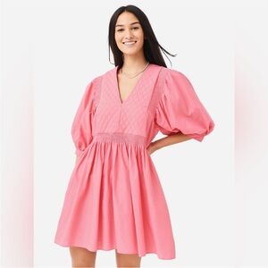 Hunter Bell Dixon Quilted Mini Dress